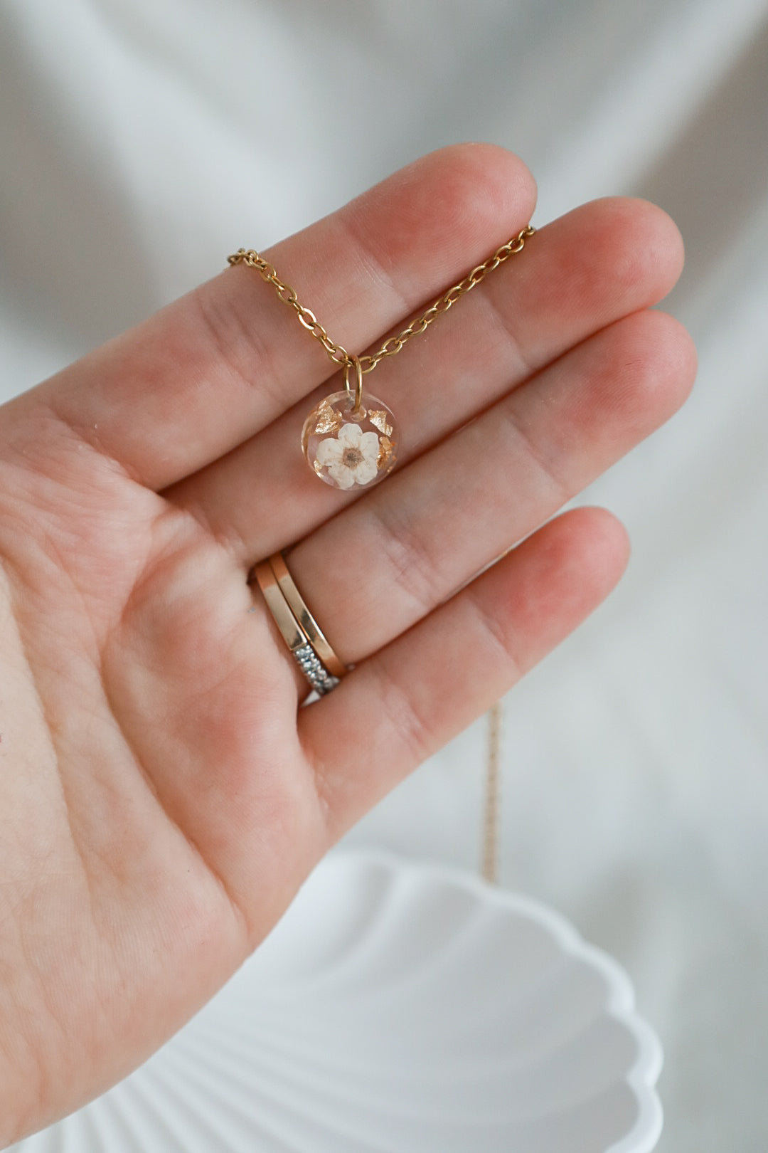 Kukkakaulakoru vaaleanpunainen