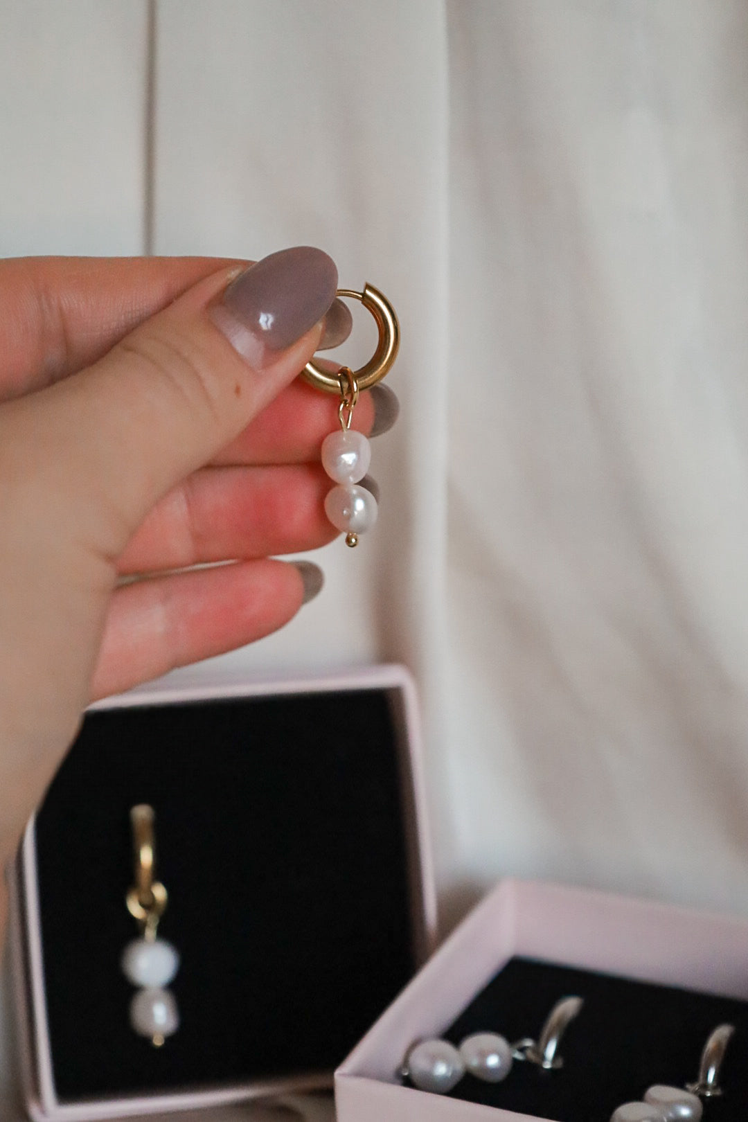 Matilda -helmikorvakorut