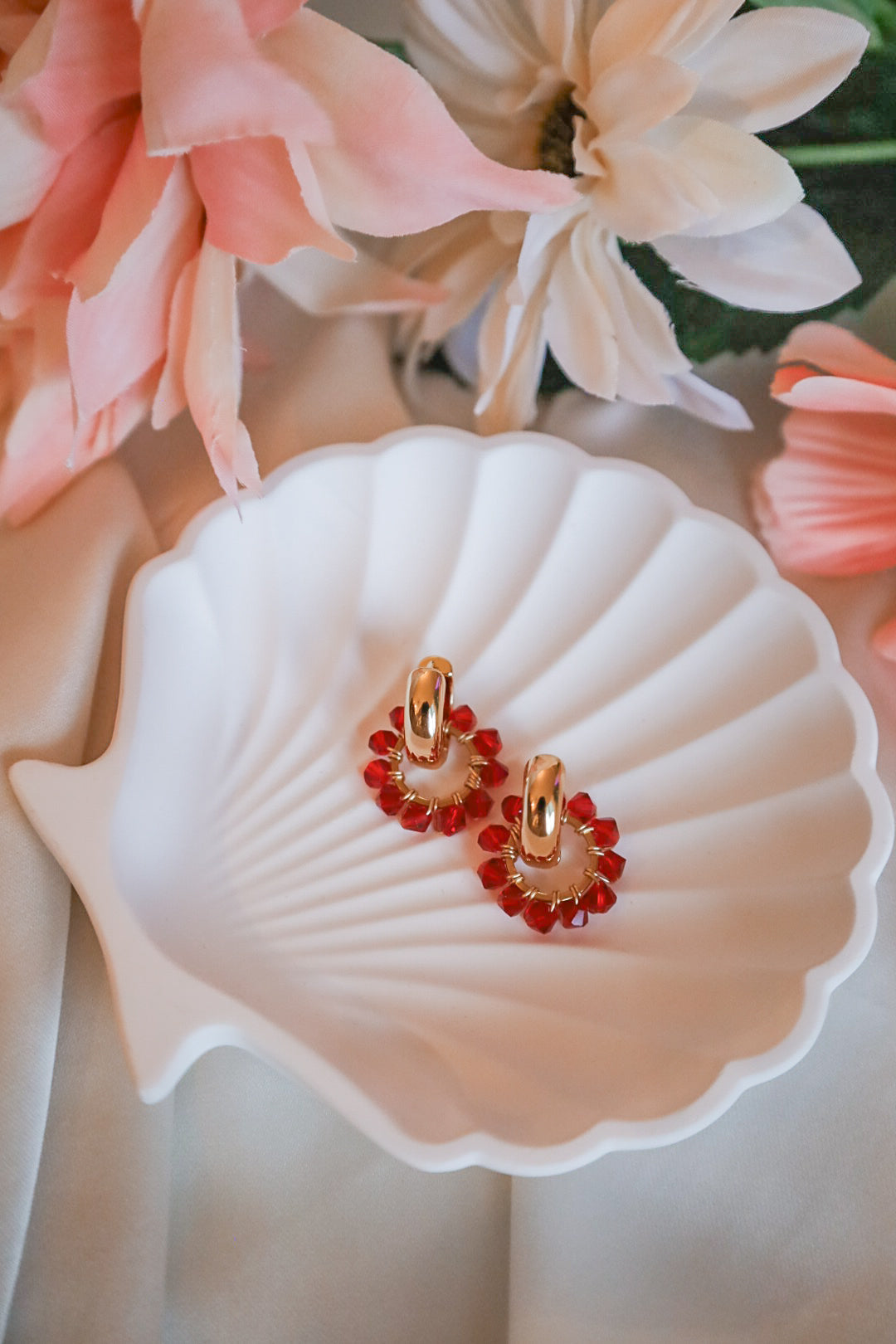 Olivia -korvakorut kristalli