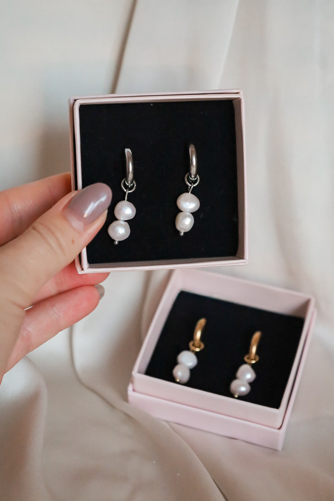 Matilda -helmikorvakorut